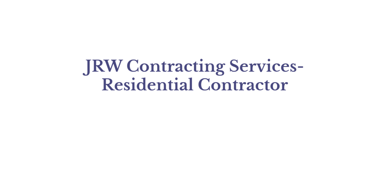 JRW Contracting Services